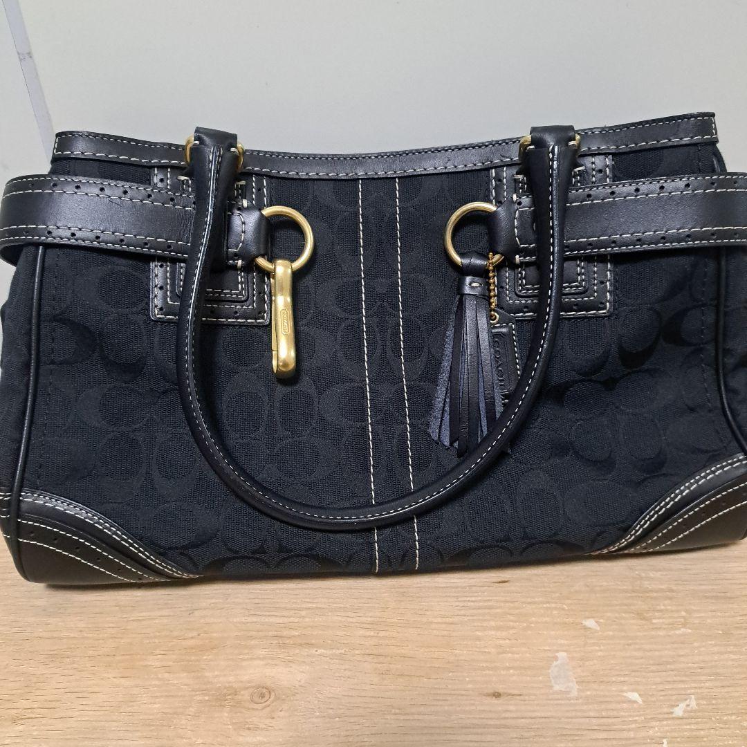 (美品）COACH　シグネチャー　ショルダーバッグ