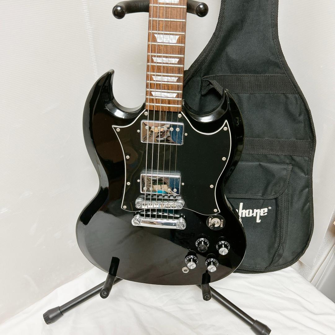 美品 Epiphone エピフォン SG Standard ブラック 黒 ケース
