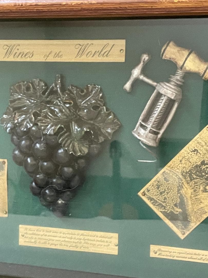 ★値下★壁掛け インテリア アンティーク ヴィンテージ 額 つり金具付き