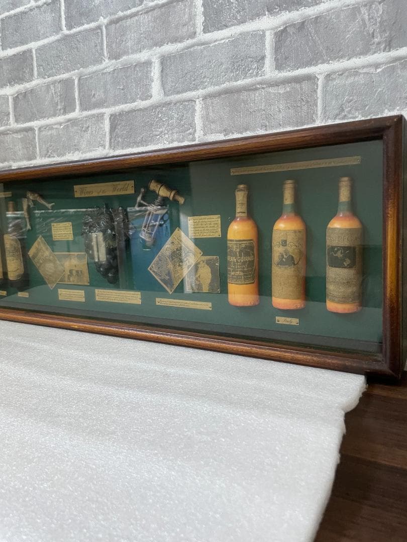 ★値下★壁掛け インテリア アンティーク ヴィンテージ 額 つり金具付き