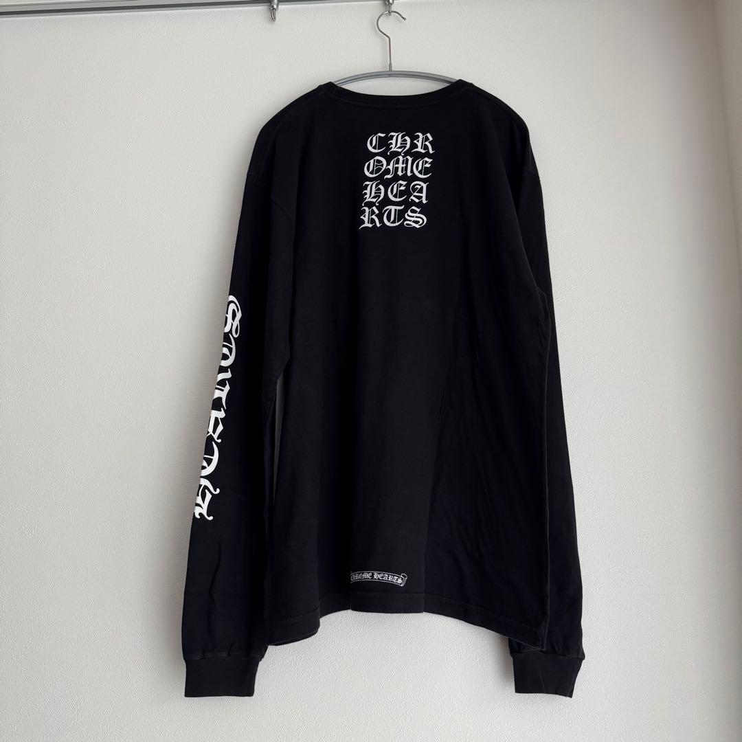 chrome heartsクロムハーツ スクエアロゴ Tシャツ L