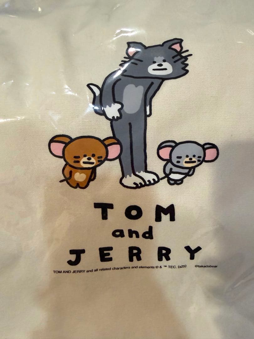 トムとジェリー 一番くじフィギュア、トートバッグ、キーホルダー、缶ミラー
