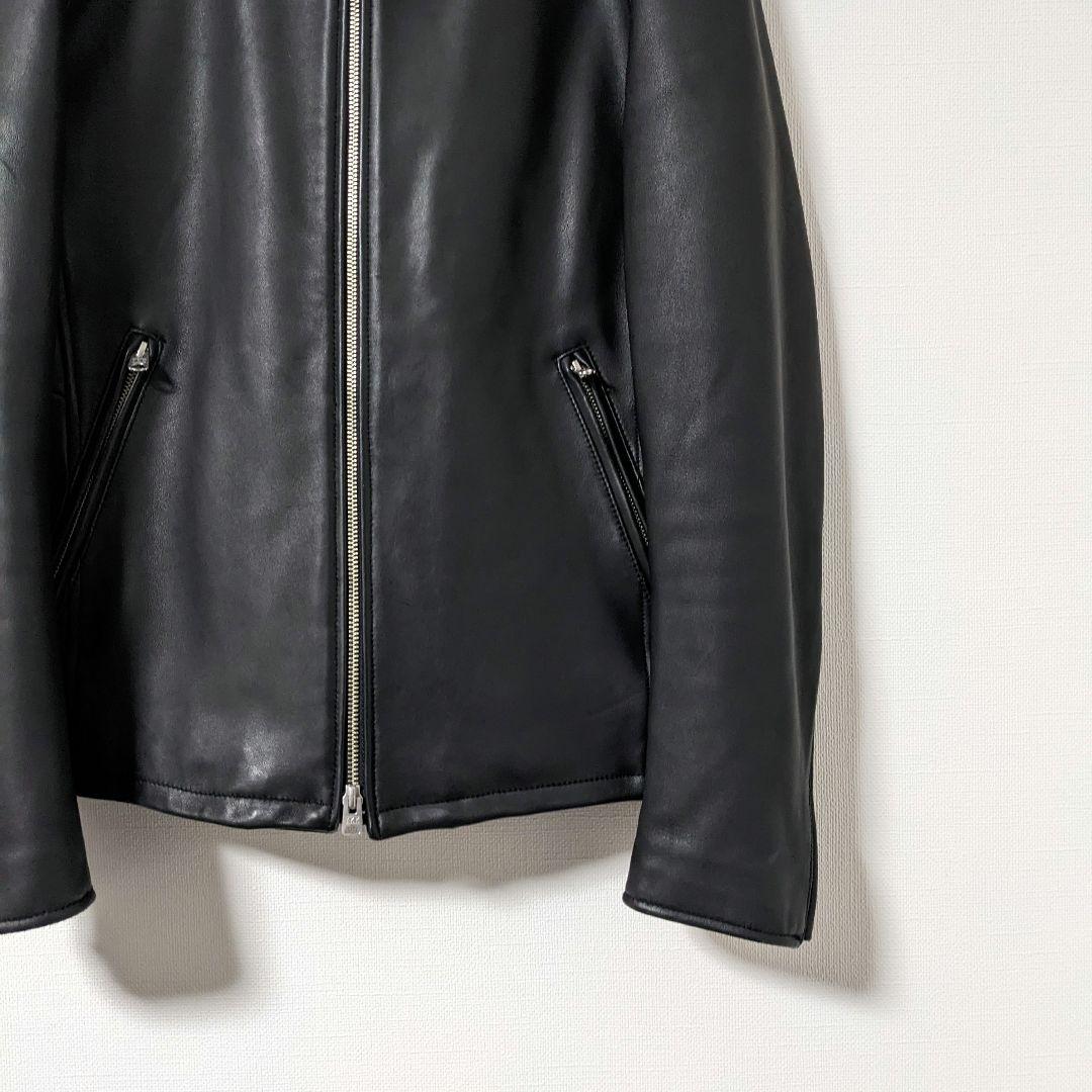 ユニオンステーション　メンズビギ　羊革　ラムレザー　ジャケット　キルティング