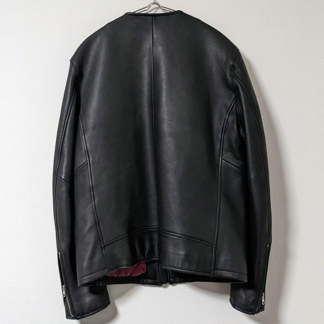 ユニオンステーション　メンズビギ　羊革　ラムレザー　ジャケット　キルティング