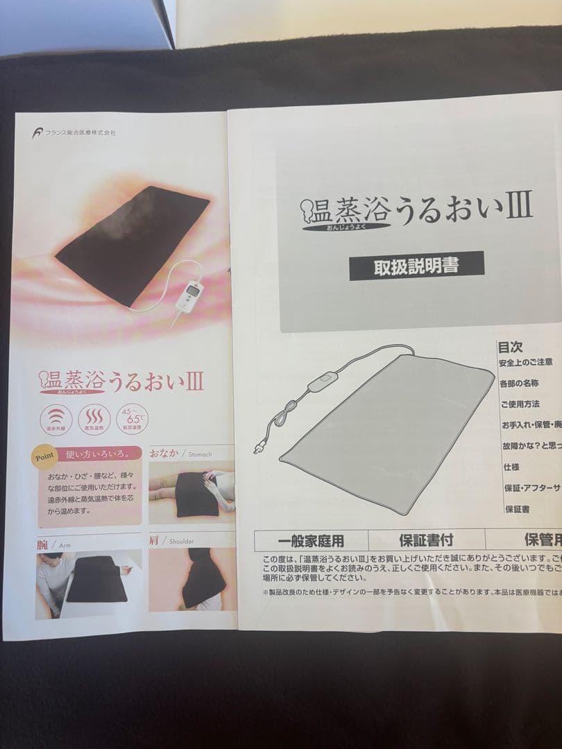 温蒸浴　うるおいIII フランスベット　美品