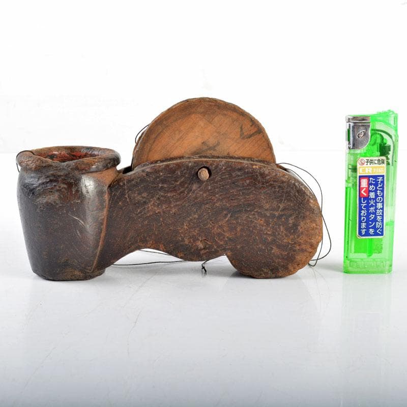 古民具　大工道具　木彫　墨壷　V　R4710