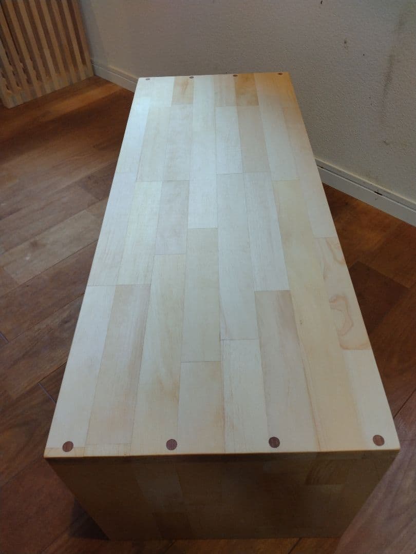 木製　ハンドメイド　オーダー　コの字　キヌカ　ラック　シェルフ　サイドテーブル