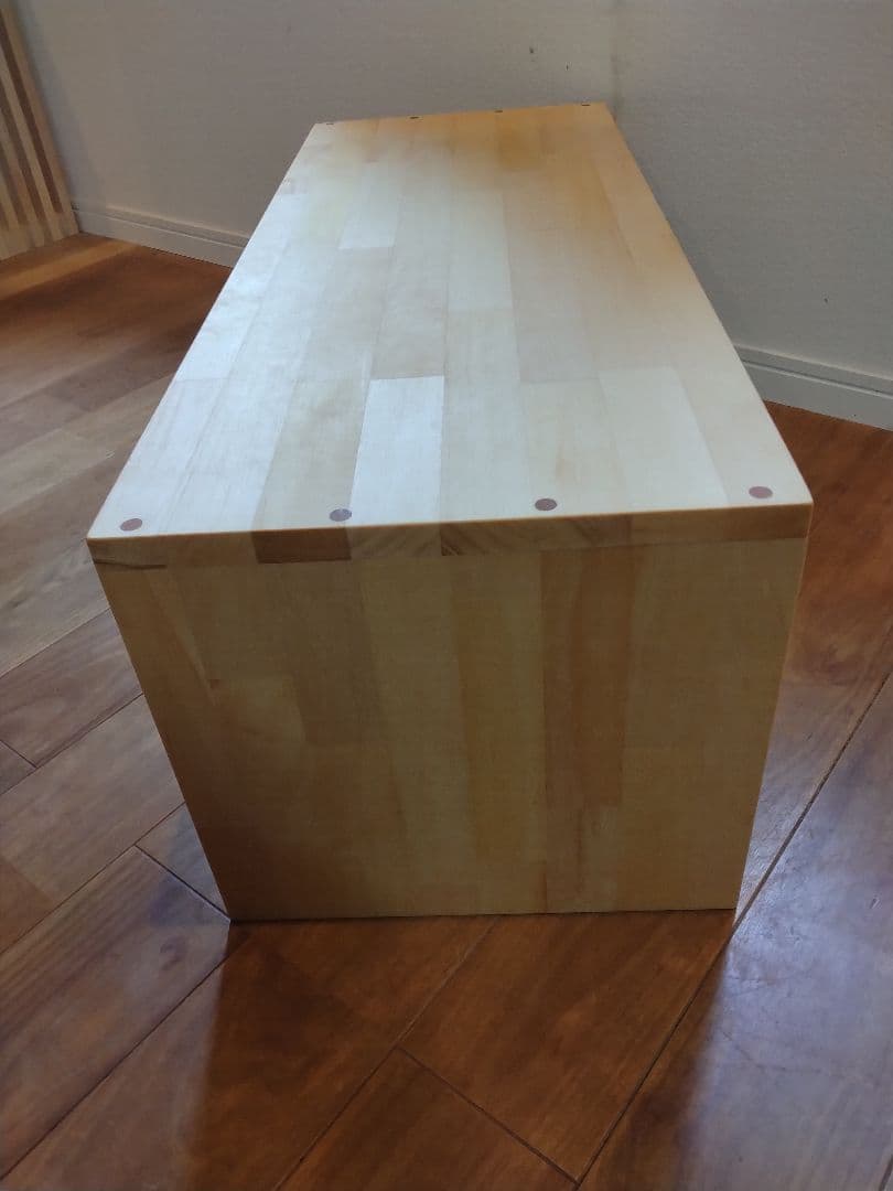 木製　ハンドメイド　オーダー　コの字　キヌカ　ラック　シェルフ　サイドテーブル