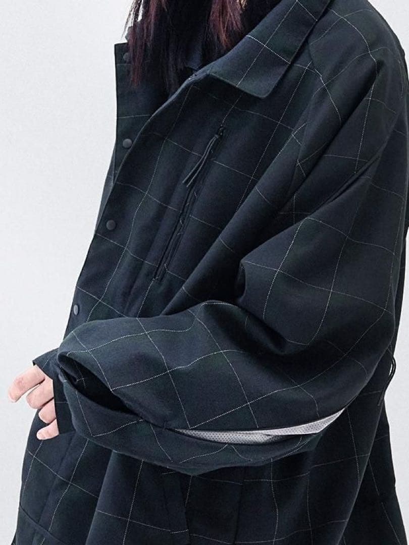 GOOPiMADE FD-G4 オーバーサイズ メッシュチェックシャツ サイズ1