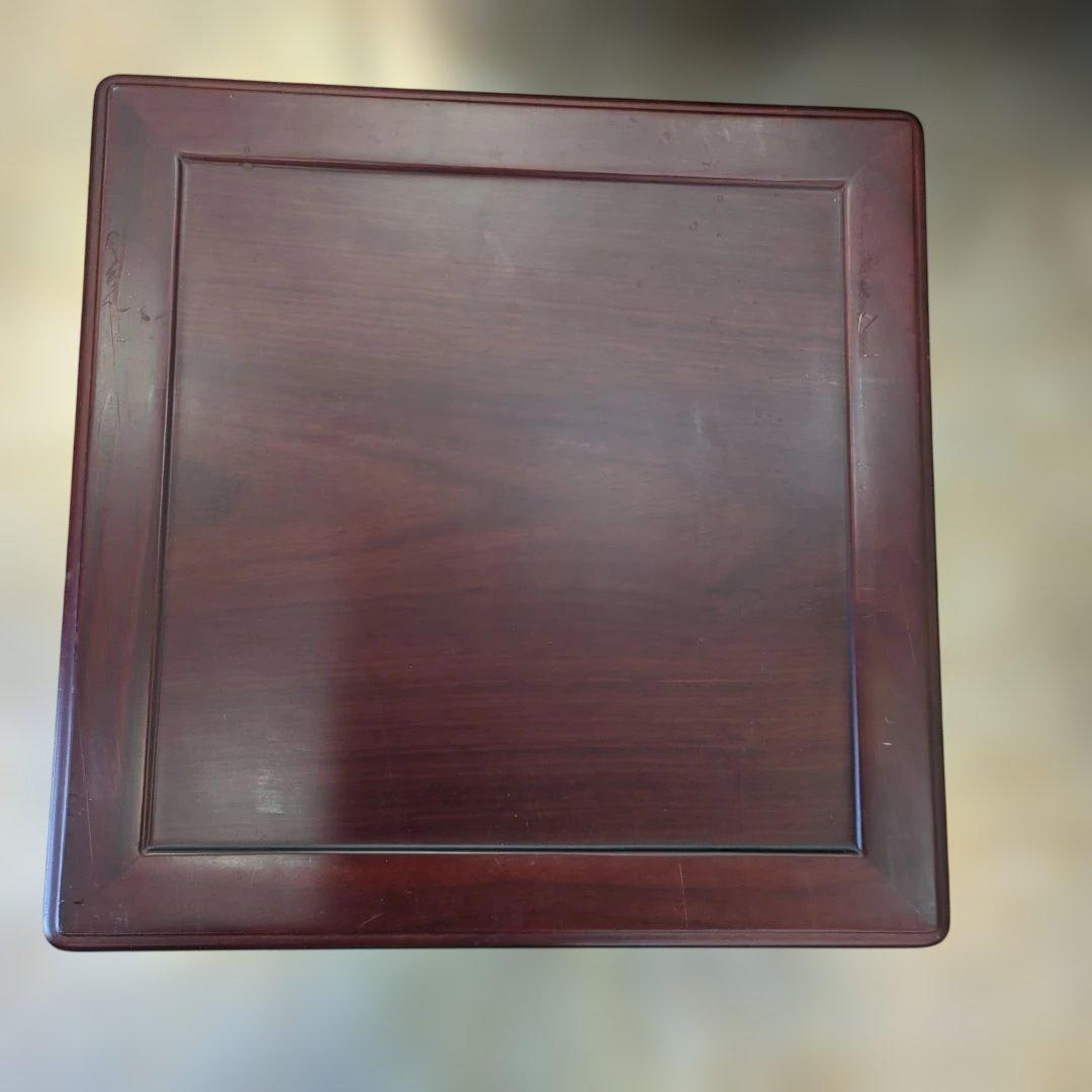 飾り台　木製　透かし　猫脚　台　花台　物置き　置き台　脚付