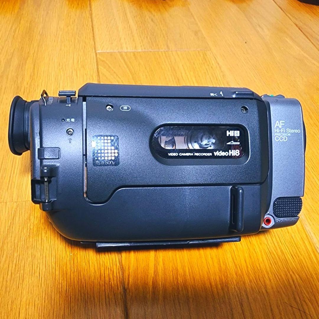 【動作確認済】SONY 高画質 Hi8 ビデオカメラ CCD-TR3000 一式
