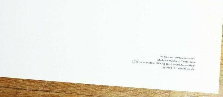 現品限り　As I Opened Fire ロイ リキテンスタイン リトグラフ