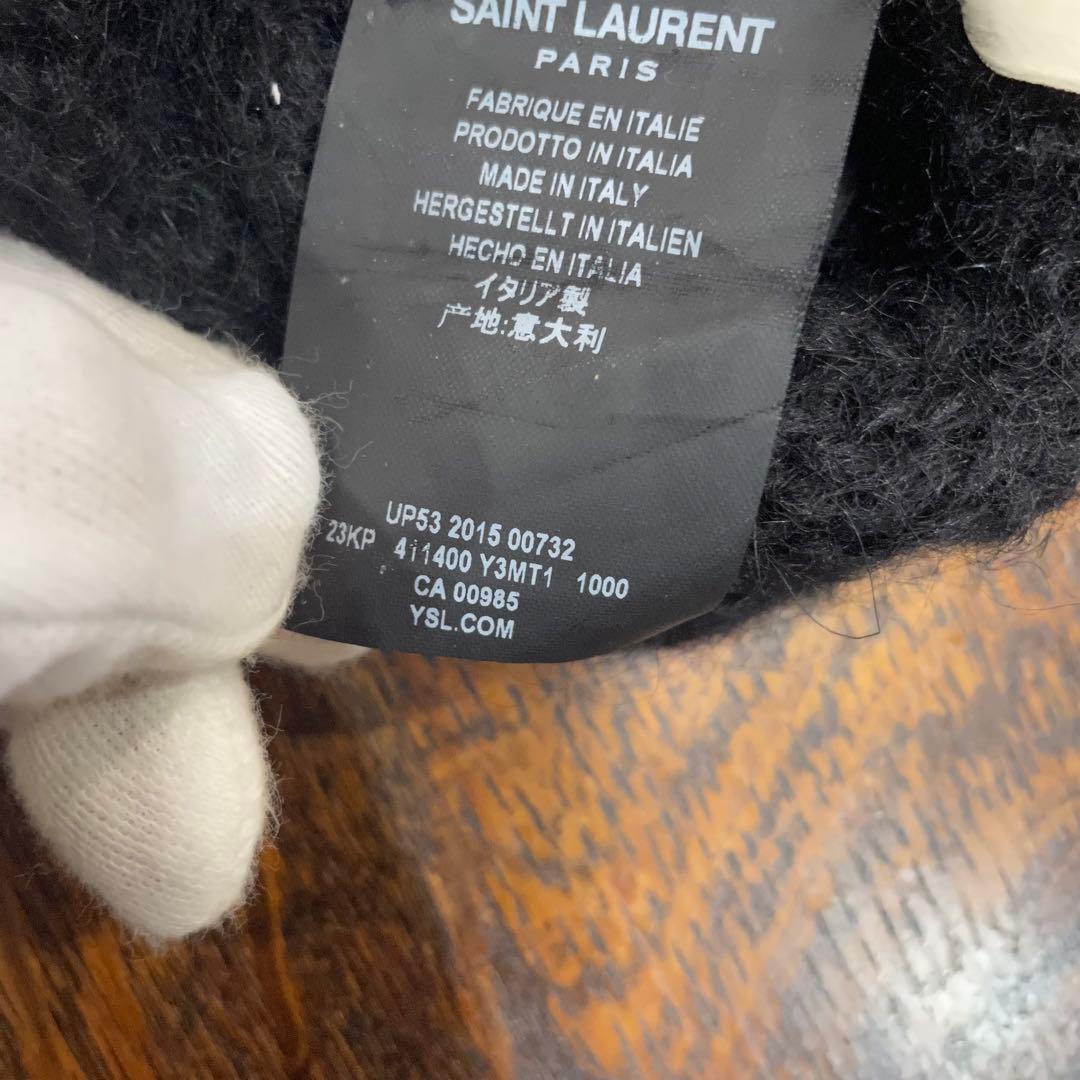 saint laurent サンローラン ニット帽 ブラック