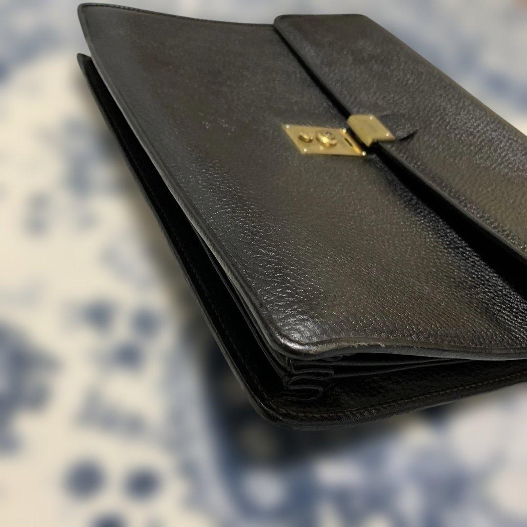 LOEWE ロエベ ブリーフケース ビジネスバッグ ブラック レザー