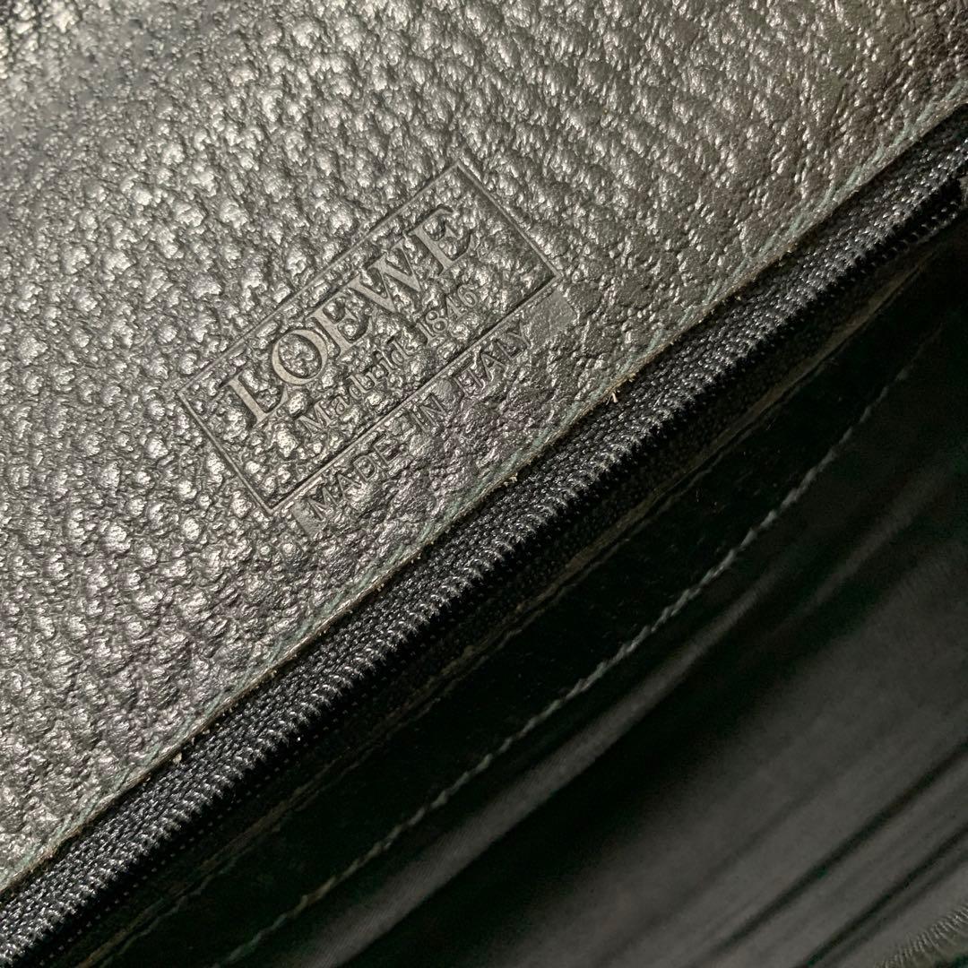LOEWE ロエベ ブリーフケース ビジネスバッグ ブラック レザー
