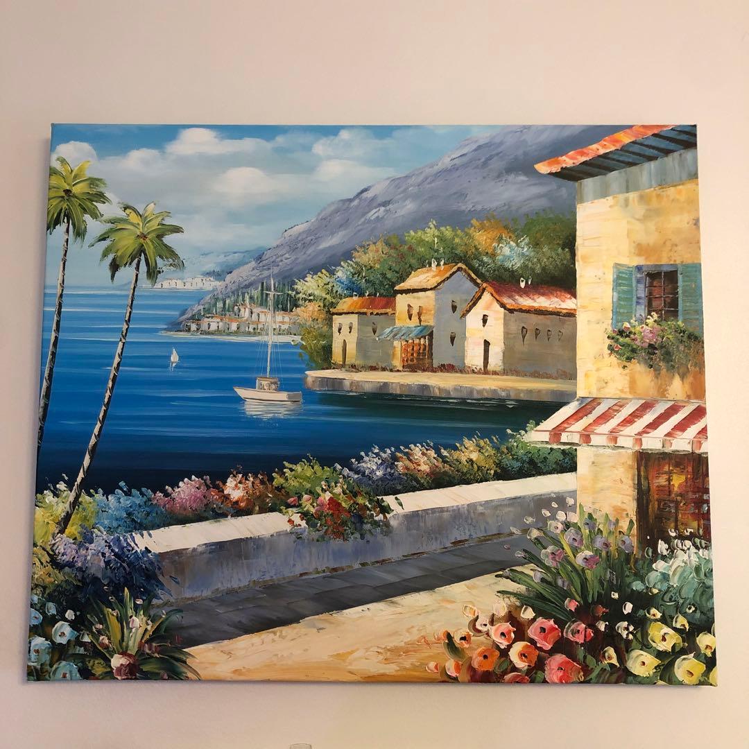 作家さん油彩画 キャンバス