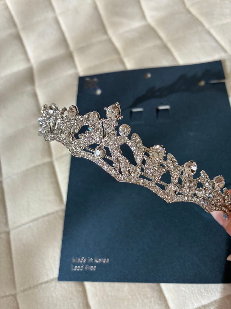 ✴︎ウェディング✴︎ティアラ✴︎バレッタ&イヤリング&ネックレス