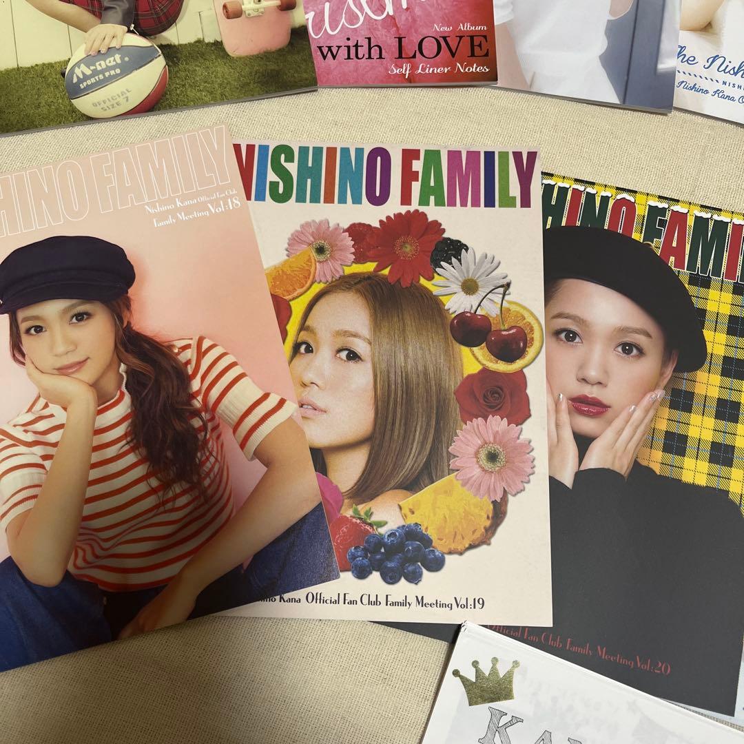 西野カナ Nishino Family ファンクラブ会報セット 13冊 非売品