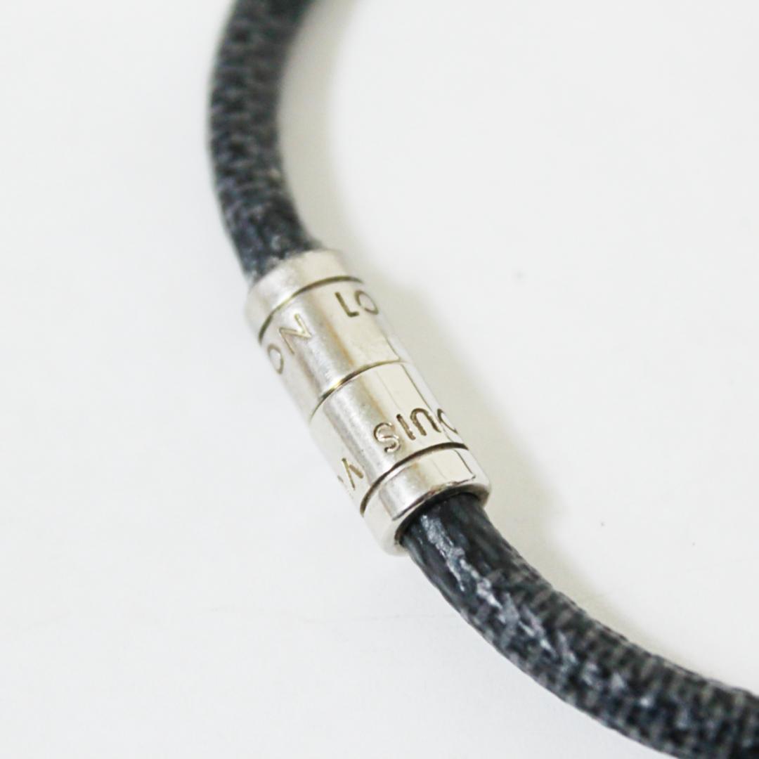 美品 ルイヴィトン ブレスレット ダミエ グラフィット ブラスレ キープイット