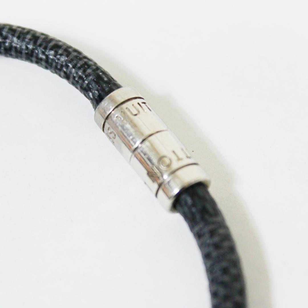 美品 ルイヴィトン ブレスレット ダミエ グラフィット ブラスレ キープイット