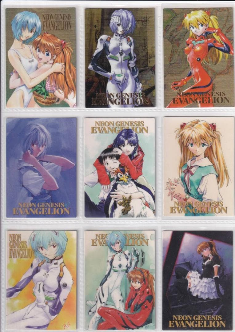 エヴァンゲリオン　カードダスマスターズ四集　全９９種コンプ　初版