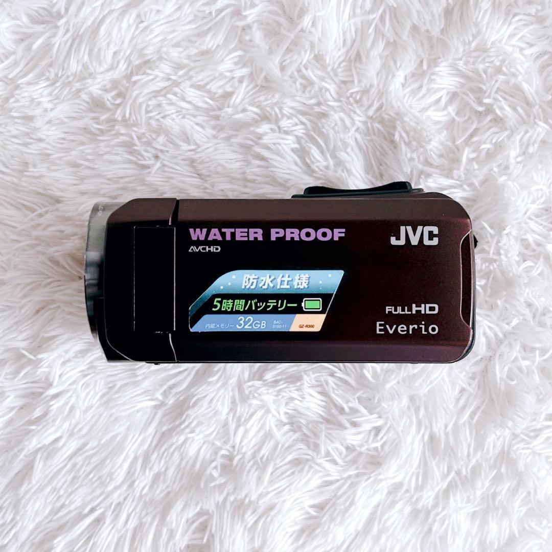 【極美品】JVCケンウッド Everio GZ-R300 防水【ケース付き】