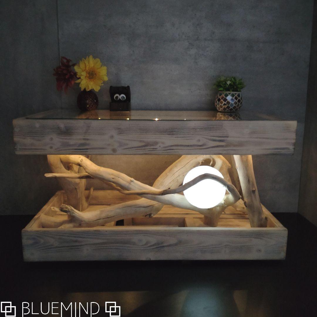 No.1300記念作品【chuchumama】奇跡の流木テーブル