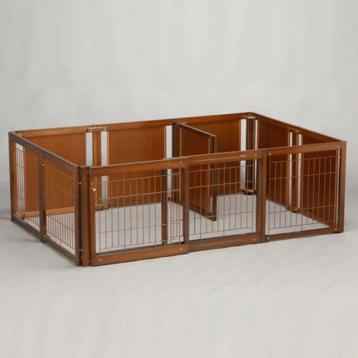 小型犬 サークル 多頭飼い 室内用 スライドドア 木製 仕切り 日本製ペット家具