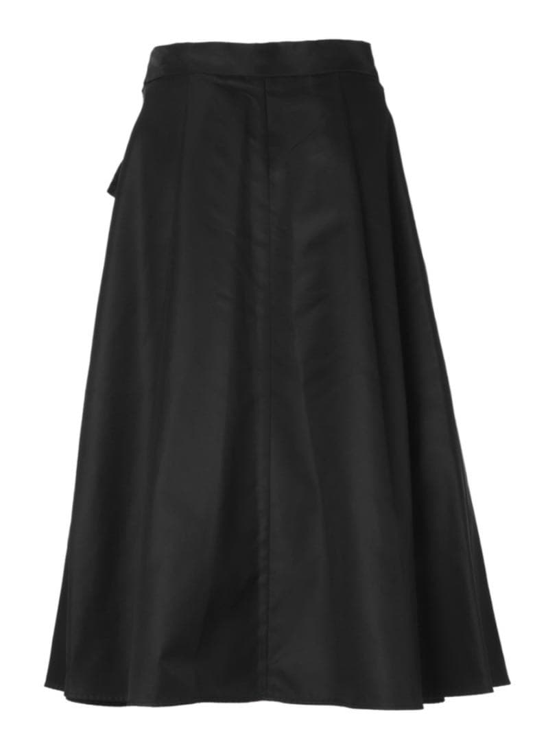 新品⭐︎今期Max Mara テクニカルツイルラップスカート ブラック