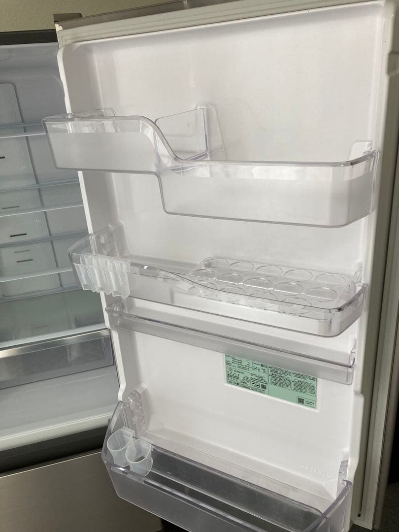 日立 冷蔵庫 幅60cm 375L R-V38NV(N) 3ドア 右開き