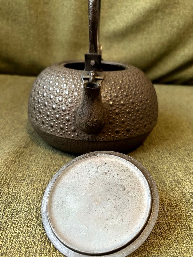 薫山　南部鉄瓶　2.1ℓ 亀甲　南部鉄器　盛岡