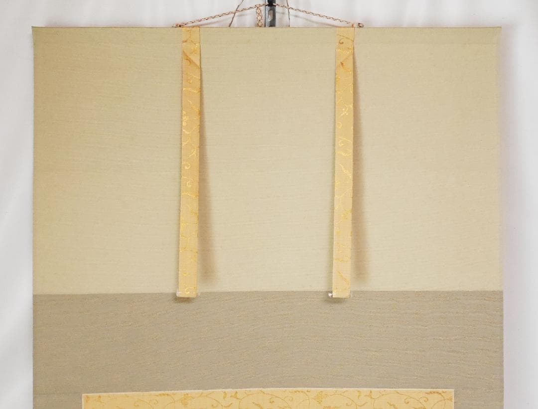 牡丹之図　日本画家　中村松雲（真作保証付）◆絹本肉筆　共箱付　日本画　花鳥　掛軸