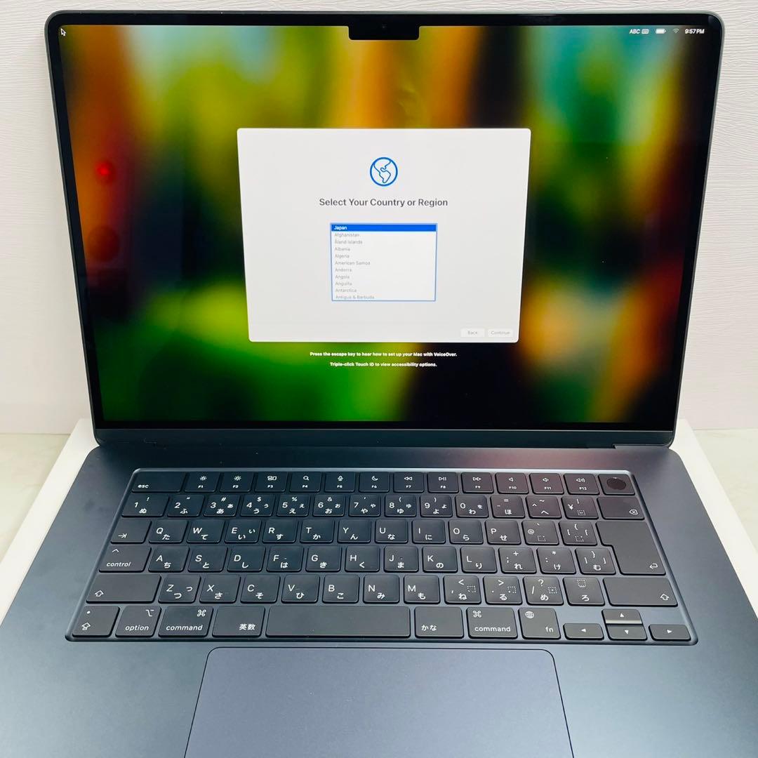 美品 MacBook Air 2024 15インチ M3 16GB 512GB