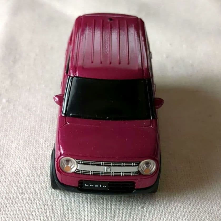スズキ　Lapan　赤紫のSUVスタイル ミニカー[非売品]