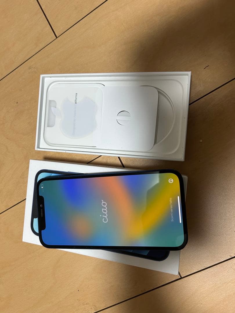 Trancuong iPhone12ブルー本体 箱付き128GB