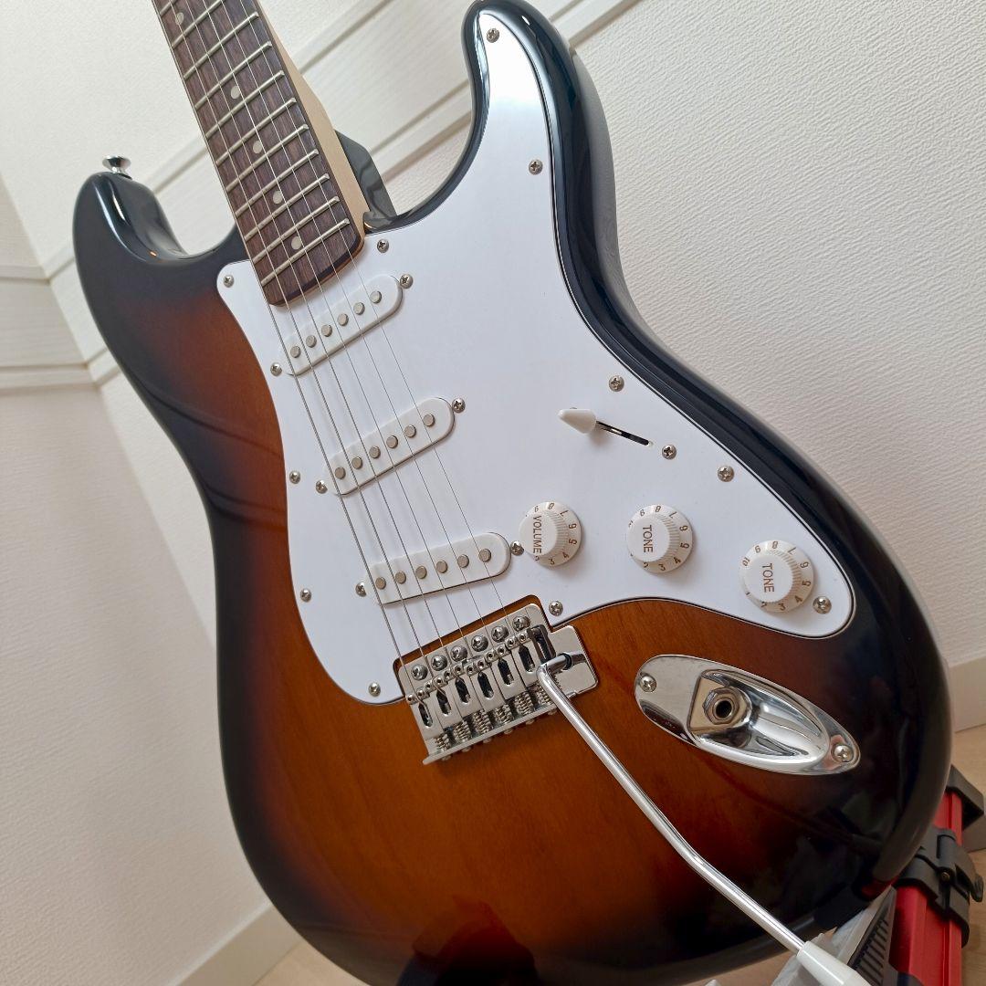 メンテ済｜Squier ストラトキャスター　サンバースト エレキギター