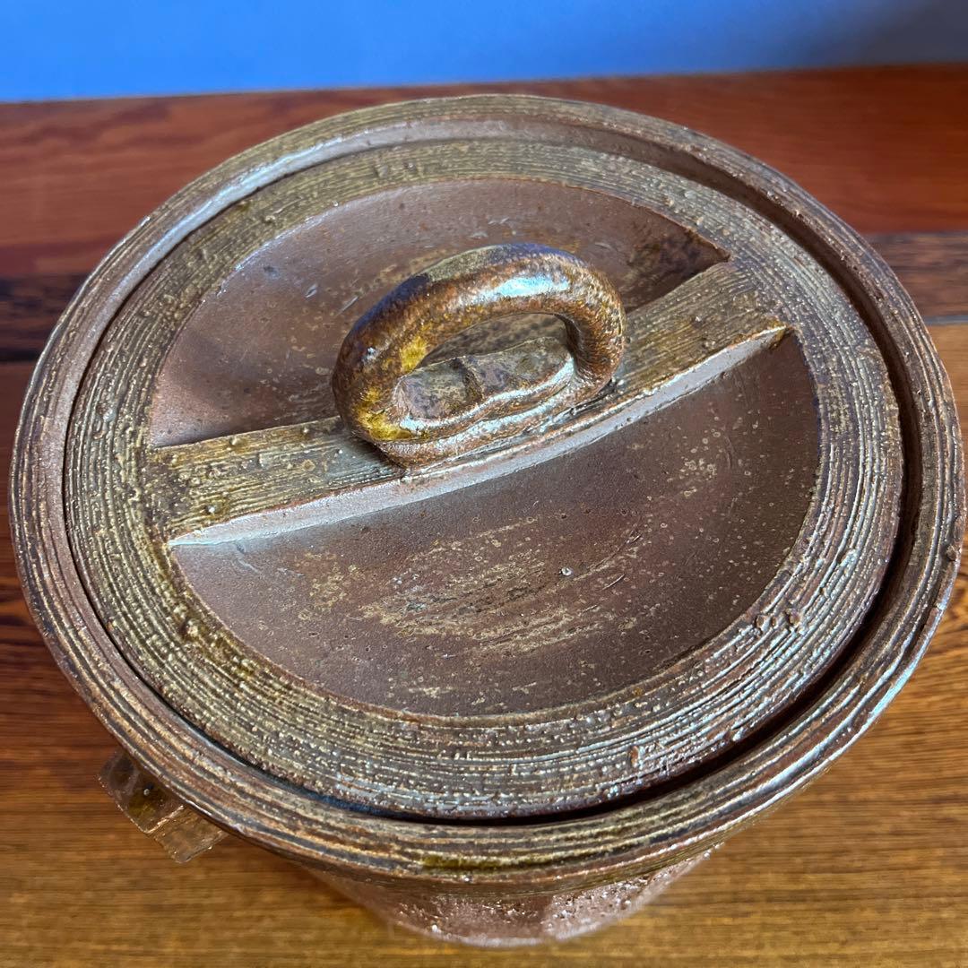 1125. 19代雲林院寶山造 水指　茶道具