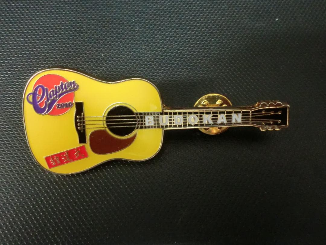 エリッククラプトン武道館コンサートグッズ ピンバッジ