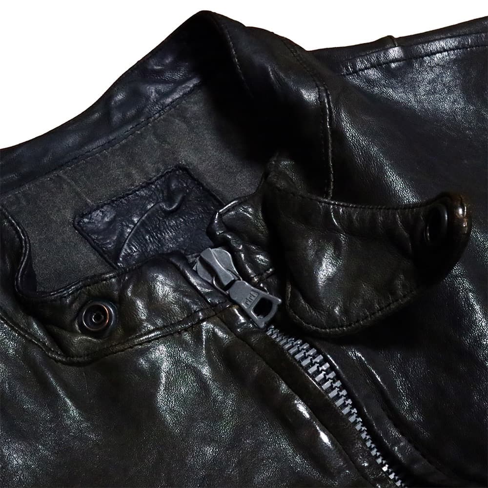 バックラッシュ ジャパンホース シングルライダース レザー ジャケット