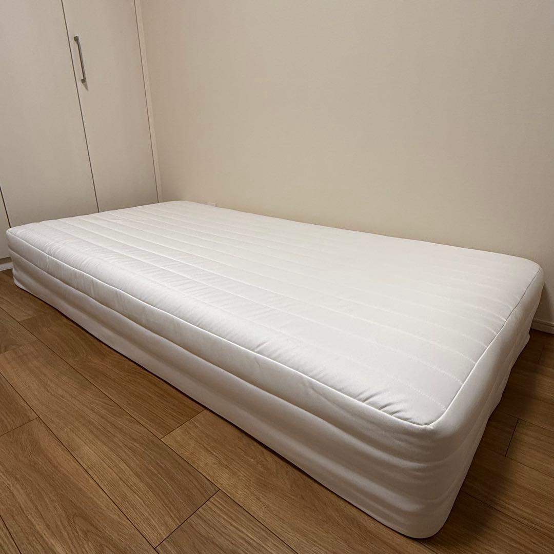 【美品】無印良品　脚付きマットレス　高密度ポケットコイル　シングル