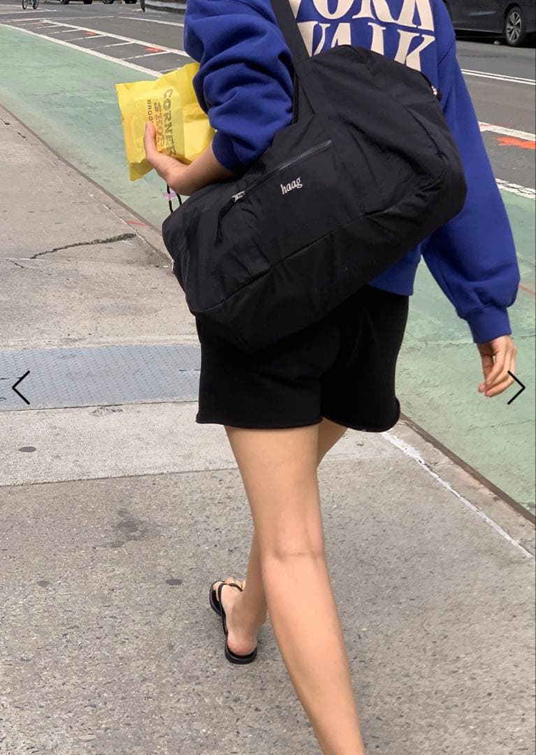 【新品】韓国ブランドhaag(ヘイグ) ダッフルバッグ BLACK 黒