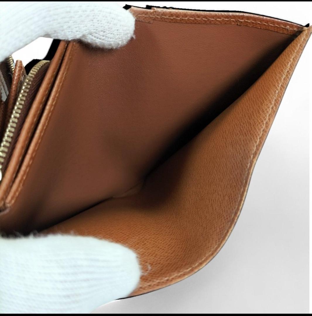 ☆外観美品☆ ルイヴィトン モノグラム トレゾール 二つ折り 財布 M61736