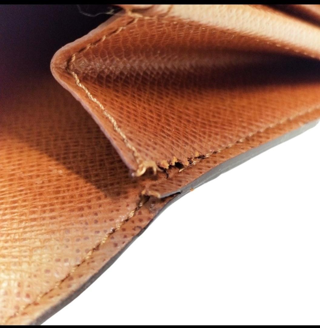 ☆外観美品☆ ルイヴィトン モノグラム トレゾール 二つ折り 財布 M61736