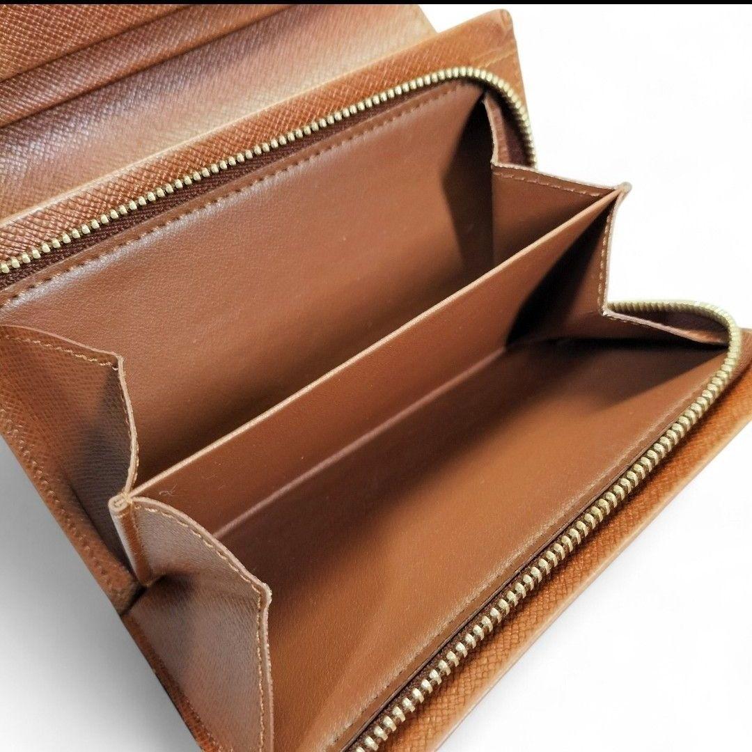 ☆外観美品☆ ルイヴィトン モノグラム トレゾール 二つ折り 財布 M61736