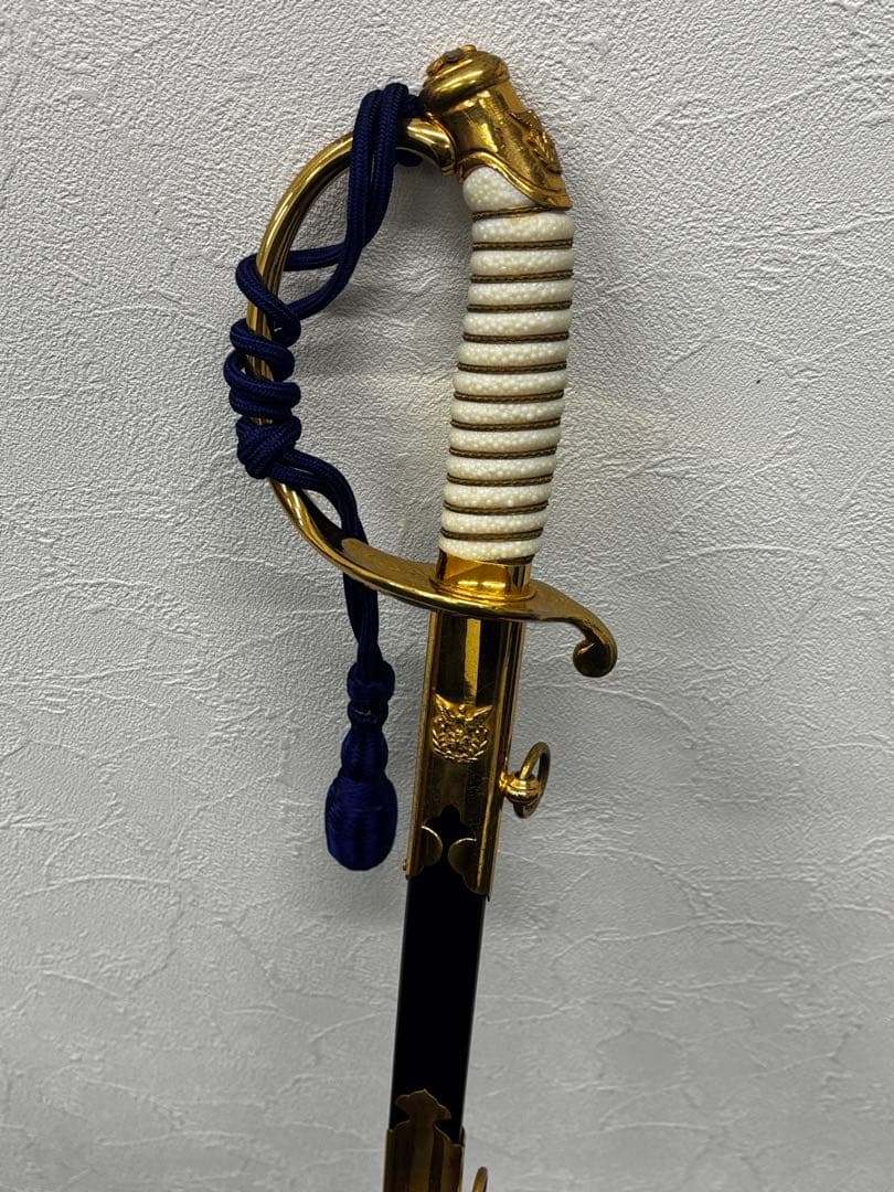 も*ん様 旧日本軍 帝国海軍 軍刀 指揮刀 模造刀 模造刀身 サーベル 刀帯