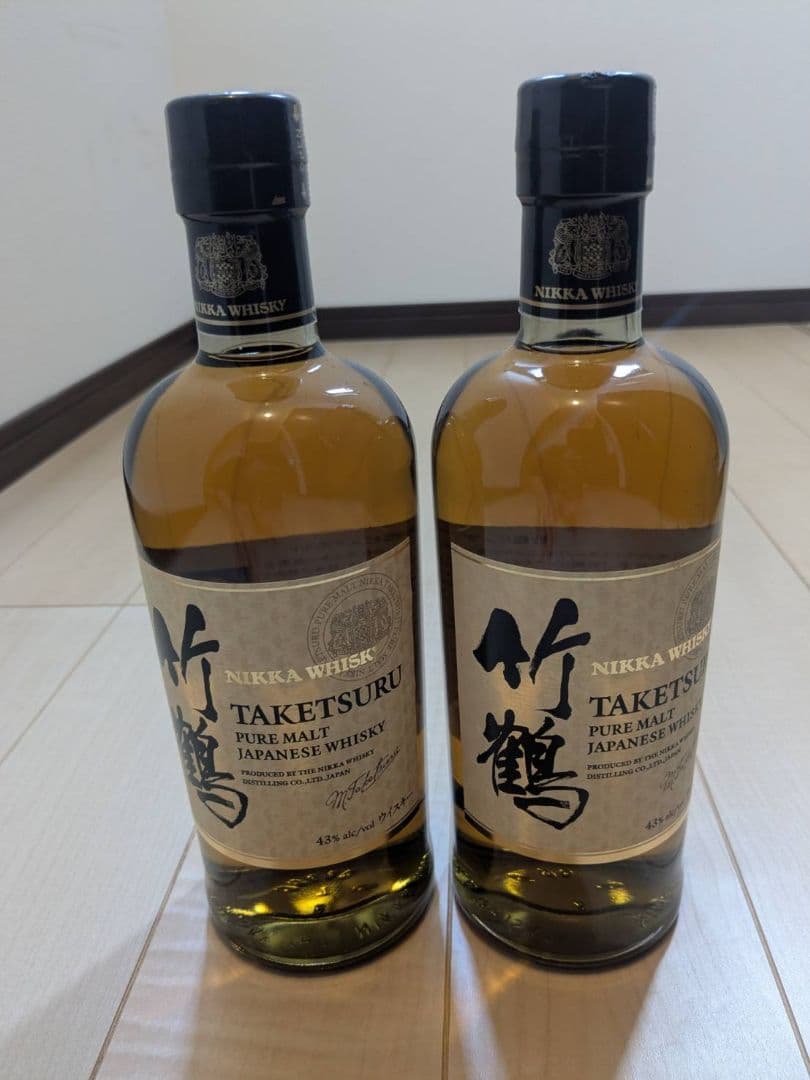 NIKKA TAKETSURU 竹鶴 700ml 43% 2本セット新品未開封
