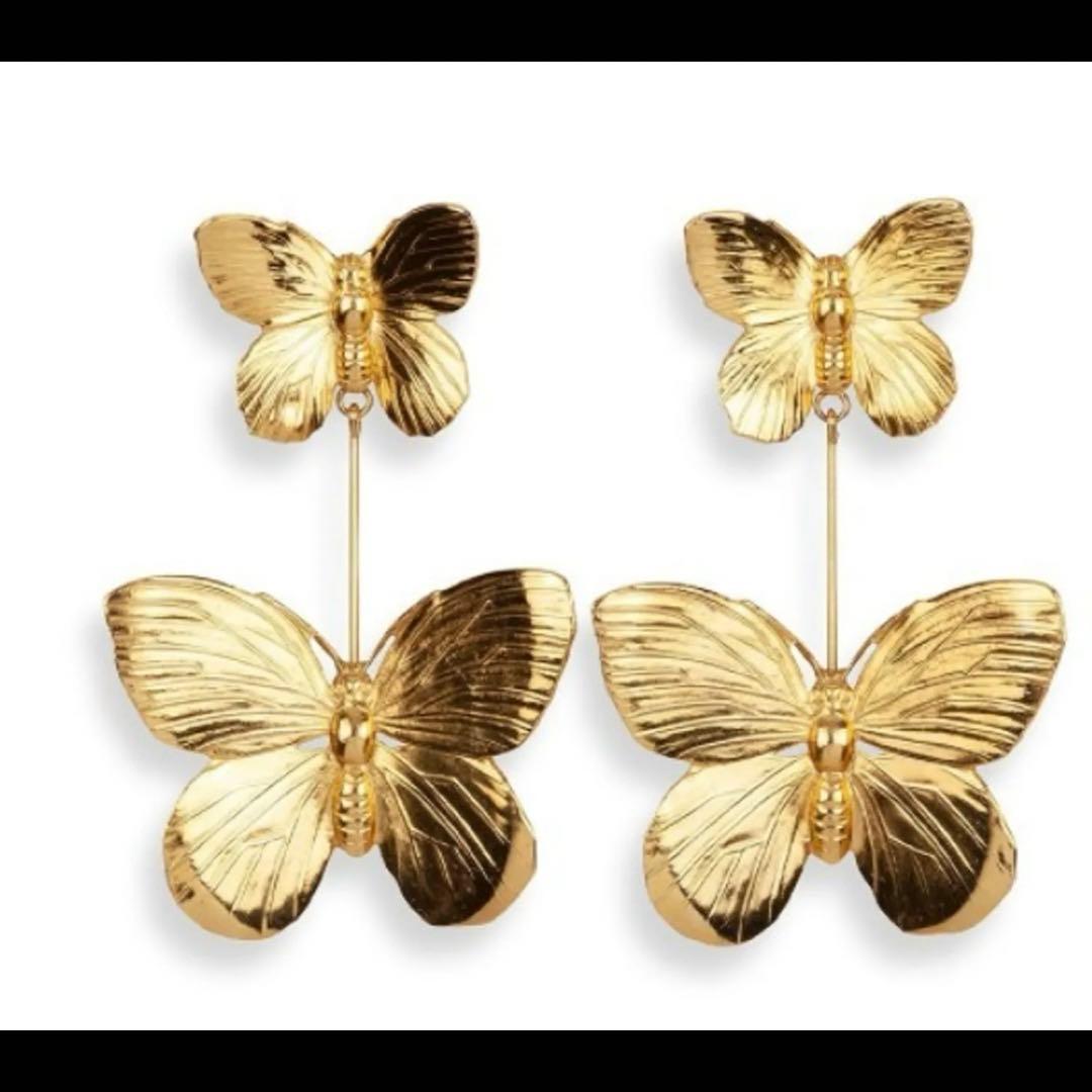 JENNIFER BEHR】バタフライピアス　ジェニファー・ベア