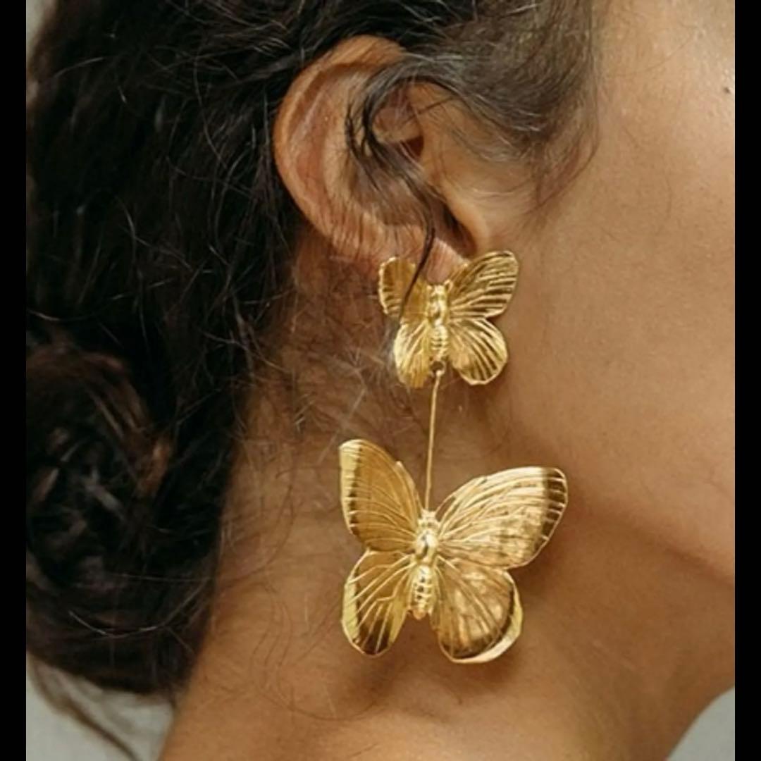 JENNIFER BEHR】バタフライピアス　ジェニファー・ベア