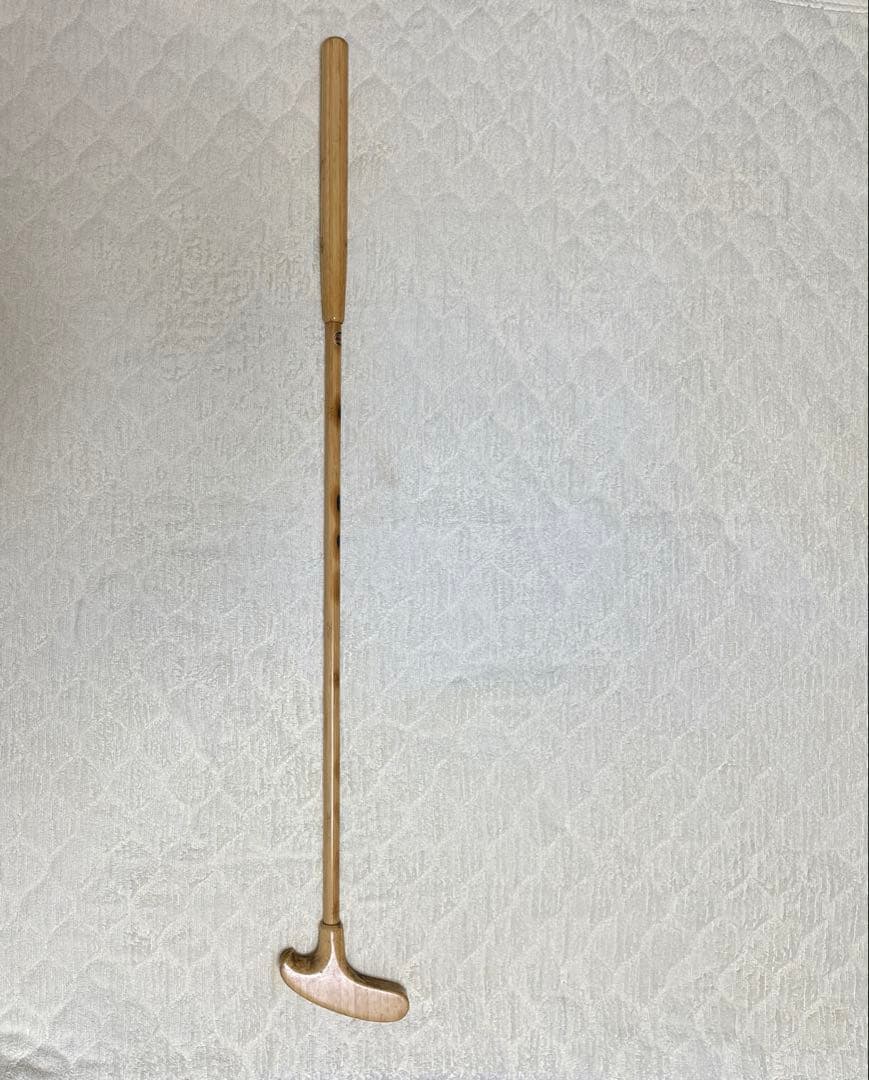 〝世界の銘木シリーズ 〟竹象嵌ゴルフパター 　元内閣総理大臣・竹下登氏の名前刻印