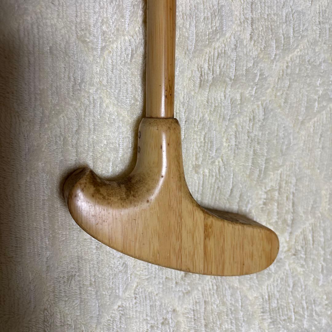 〝世界の銘木シリーズ 〟竹象嵌ゴルフパター 　元内閣総理大臣・竹下登氏の名前刻印